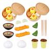 2 Sets Induction Cooker for Steamer Buns Children Pretend Breakfast Toys Chinese Breakfast Play Toy Pretend Toys for Breakfast Steamed Toy Kitchen Cooking Toys view 1