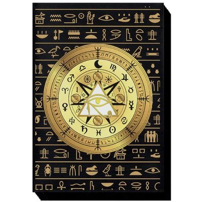 ARTDUEL Yugioh Card Sleeves Duelist Protector Deck Shield Mini Size - Eye of Horus - 50ct