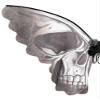 Amscan Skeleton Butterfly Wings for Women, Halloween Costume Accessories, One Size, Black and White view 2