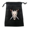Seven Seas Pirates Dragon Scale Dice Set with Pouch & Display Box - Black - Metal view 2