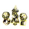 Seven Seas Pirates Dragon Scale Dice Set with Pouch & Display Box - White - Metal view 1