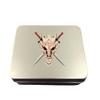 Seven Seas Pirates Dragon Scale Dice Set with Pouch & Display Box - White - Metal view 3
