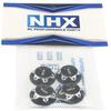 NHX RC 1/8 17mm Aluminum Wheel Nuts (4) Black view 4