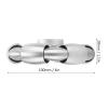 VGEBY RC omnidirectional Wheels, 100mm Stainless Steel Rollers Omni Wheels Chassis Wheel Compatible for Ball Balance Ballbot 14183 Car Model Accessory view 3