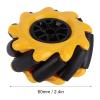 60mm 2.4in Wheel 3V-12V DC Robot Wheel for DIY Smart Car and Small Robot with TT Motor view 2