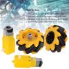 60mm 2.4in Wheel 3V-12V DC Robot Wheel for DIY Smart Car and Small Robot with TT Motor view 4