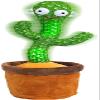 2023 Dancing Cactus Toy Bluetooth [Play Your Songs] Record Repeating What You Say, Rechargeable Singing Talking Cactus Toy Gifts for Baby Boys and Girls view 1