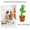 2023 Dancing Cactus Toy Bluetooth [Play Your Songs] Record Repeating What You Say, Rechargeable Singing Talking Cactus Toy Gifts for Baby Boys and Girls view 4
