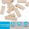 SpeedArmis Mini Tumble Tower, 54PCS Wooden Stacking Game for Teens - Pine Stack Timber Board Games with 4 Dice Set - Classic Xmas Gifts for Teens view 2