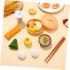 Chinese Breakfast Pretend Play Food Sets for Kids Kitchen 2 Sets Chinese Breakfast Mini Food Play Set Children Pretend Play Toy for Children Family Dollhouse Furniture view 4
