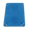 Flybloom Multifunctional Square Dice Tray Foldable Dice Tray Holder Desktop Dice Game Tray(Blue) view 3