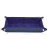Flybloom Multifunctional Square Dice Tray Foldable Dice Tray Holder Desktop Dice Game Tray(Royal Blue) view 1