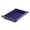 Flybloom Multifunctional Square Dice Tray Foldable Dice Tray Holder Desktop Dice Game Tray(Royal Blue) view 2