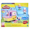 Play-Doh Peppa's Ice Cream Playset with Truck, Peppa Pig and George Figures, and 5 Non-Toxic Modeling Compound Cans, Toy for Kids 3 Years and Up view 2