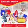 GeerWest 3 in 1 Kids Play Tent for Toddler with Baby Ball Pit and Play Tunnel, Children Indoor Outdoor Playhouse with Climbing Tunnel Toy for Toddlers, Boys and Girls Best Birthday GiftsNo Balls view 3