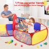 GeerWest 3 in 1 Kids Play Tent for Toddler with Baby Ball Pit and Play Tunnel, Children Indoor Outdoor Playhouse with Climbing Tunnel Toy for Toddlers, Boys and Girls Best Birthday GiftsNo Balls view 4