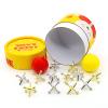 ATOSHP Jacks Game with Ball, Retro Toys, 12 Metal Jax and 2 Different Balls in The Box view 4