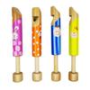 Fartime 4-Piece Set Wood Slide Whistle Toy, Colorful, Lovely Design, Children's Fun Music Toys, 7.5 inches view 1