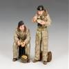 King & Country Toy Soldiers D Day DD301 British Armored Fighting Vehicle Crew #1 1:30 Scale Pewter view 1