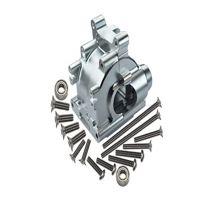 GPM 18Pc Set Upgrades Aluminum Rear Gear Box for 1/10 Lasernut Tenacity Ultra (4-Los03028) RC Cars (Silver)