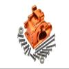 GPM 18Pc Set Upgrades Aluminum Rear Gear Box for 1/10 Lasernut Tenacity Ultra (4-Los03028) RC Cars (Orange) view 1