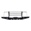 DAPENGNIAO Racing Alloy Front Bumper with LED Lights for 1/10 RC Crawler Car Axial SCX10 II 90046 Traxxas TRX-4 TRX4 Accessories (Color : Black) view 2