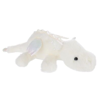 Apricot Lamb Toys Plush White Lying Dragon Dinosaur Stuffed Animal Soft Cuddly Perfect for Child (White Dragon,15 Inches)