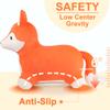 iPlay, iLearn Bouncy Pals Fox Hopping Horse, Plush Inflatable Animal Hopper, Indoor n Outdoor Ride on Jumping Bounce Toys, Birthday Gift for 18 Months 2 3 4 5 Year Old Kids Toddlers Boys Girls view 4