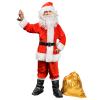 SUNHUKUS Kids Santa Costume,9PCS Santa Claus Costume for Kids, Christmas Boys Santa Costumes Children's Santa Suit Outfit view 1