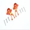 GPM for ARRMA 1/10 Granite 4X4 MEGA Moster Truck Aluminum Front Knuckle ARMS-8PC Set (Orange) view 1