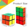 4 Pieces 2 in 1 Infinity Cube Fidget Toy Magic Star Yoshimoto Cube Transforming Geometric Puzzle Toys Cool Mini Shape Transforming Fidgeting Game for Christmas Teens Adults Stress Anxiety Relief view 3