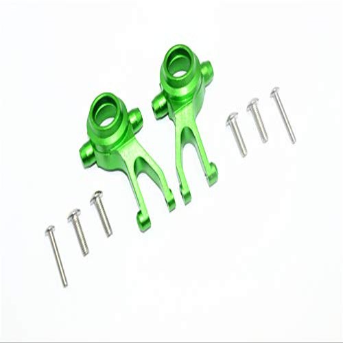 GPM for ARRMA 1/10 Granite 4X4 MEGA Moster Truck Aluminum Front Knuckle ARMS-8PC Set (Green)