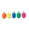 Rite Lite Jar of Dreidels, 25 Medium Plastic Multicolor Dreidels - Classic Chanukah Spinning Dreidel Game - Colored Dreidels Bulk Value Pack Hanukkah Gifts view 2
