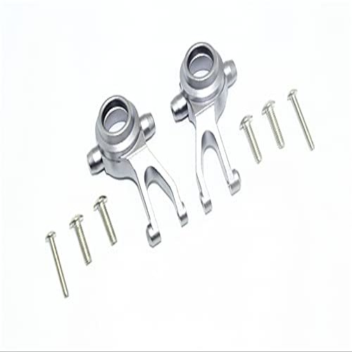 GPM for ARRMA 1/10 Granite 4X4 MEGA Moster Truck Aluminum Front Knuckle ARMS-8PC Set (Gray)