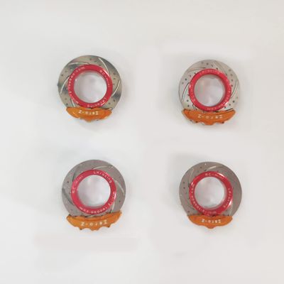 RC Car Upgrade Parts Realisticdecorative BrakeDisc for Mini-Q Mini-Z AWD IW04 Mini-Q Z- (Gold)