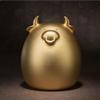 XXZY Piggy Bank Cute Coin Bank Creative Money Bank Children Adult Fashion Birthday Home Decoration Large Capacity (Color : Gold) view 3