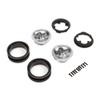 Axial 1.9 Retro Slot Beadlock Wheels, Satin (2), AXI43013 view 1
