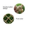 Rope Net for Kids, Playground Safety Net Heavy Duty Hemp Rope Climbing Cargo Net Outdoor Garden Swingset Fence Protective Net Bridge Decor (Size : 1 * 4m(3 * 13ft)) view 3