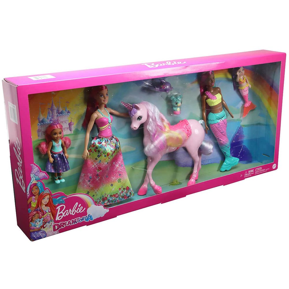 barbie dreamtopia 7 Piece Unicorn playset