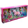 barbie dreamtopia 7 Piece Unicorn playset view 1