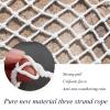 AWSAD Household Nylon Protection Net/Kindergarten Game Protection Net/Pet Barrier NetRailing Stair Balcony Protective Netting Color : 10cm mesh, Size : 12m(37ft) view 4