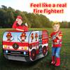 ArtCreativity Fire Truck Tent with Carry Bag, Pop Up Indoor Tent for Kids - Fire Truck Pop Up, Indoor Playhouse with 2 Openings, Flat-Folding for Compact Storage, 43.5 x 28 x 26.5 Inches view 4