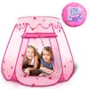 ArtCreativity Pop Up Princess Tent, Kids Playhouse Tent with a Carry Bag, Foldable Pink Princess Ball Pit for Girls 1,2 3,4 Year Old Birthday, Indoor & Outdoor Play House for Kids view 2