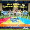 JAMBO Premium Triple Water Slide with 3 Bodyboards, 20Ft Heavy Duty Slip Splash and Slides-Advanced 3-Way Sprinkler System, Splash Pad Mat Backyard Summer Outdoor Water Toys n Long Slides for Kids view 3