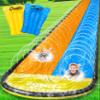 JAMBO XL Premium 20Ft Slip Splash and Slide with 2 Bodyboards, Heavy Duty Water Slide with Advanced 3-Way Water Sprinkler System, Backyard Waterslide, Splash Mat, Outdoor Water Toys n Slides for Kids view 1