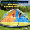 JAMBO XL Premium 20Ft Slip Splash and Slide with 2 Bodyboards, Heavy Duty Water Slide with Advanced 3-Way Water Sprinkler System, Backyard Waterslide, Splash Mat, Outdoor Water Toys n Slides for Kids view 2
