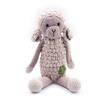 Pebble Fair Trade Handmade Crochet Cotton Farm Animal - Lamb Rattle, 12-inch Length view 1