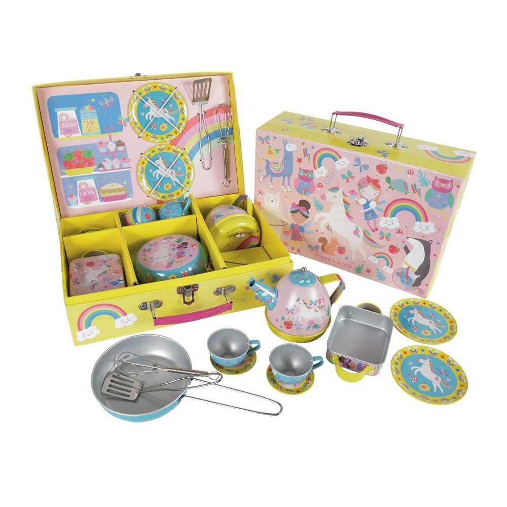 Floss & Rock 43P6397 Rainbow Musical Kitchen Playset, Set of 12