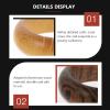EXCEART 2pcs Wooden Knuckle Chic Minimalist Finger Decoration Unique Personality Craft for Women for Parties and Everyday Wear view 2