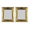 EXCEART 2pcs Mini House Mirror Wall Mirror Miniature Ornaments Mini Photo Frame Mini Frames Dollhouse Scene Props Mini House Furniture Compact Gilt- Edged Mini Mirrors Doll House Model view 2